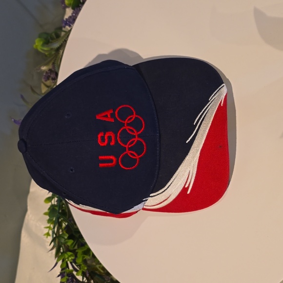 USA Olympics Team Memorabilia Velcro Srapback Hat [ Read Details ] - Picture 2 of 12